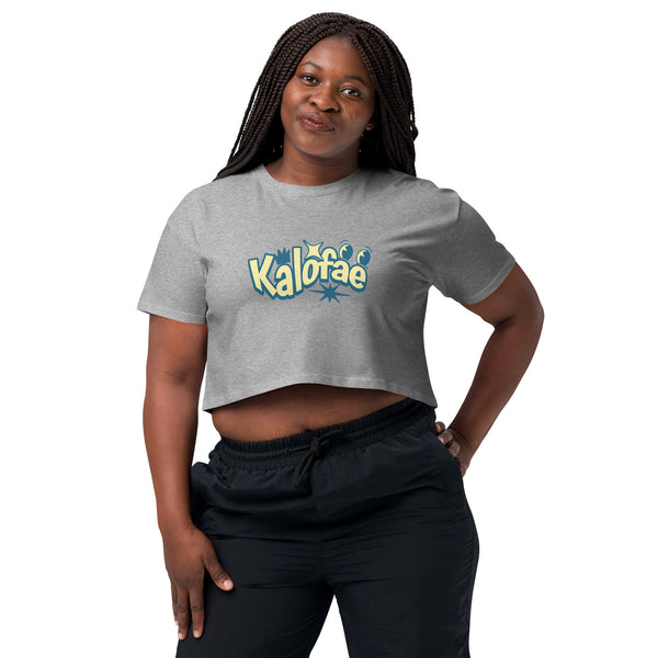 Kalofae Women’s crop top - Measina Treasures of Samoa