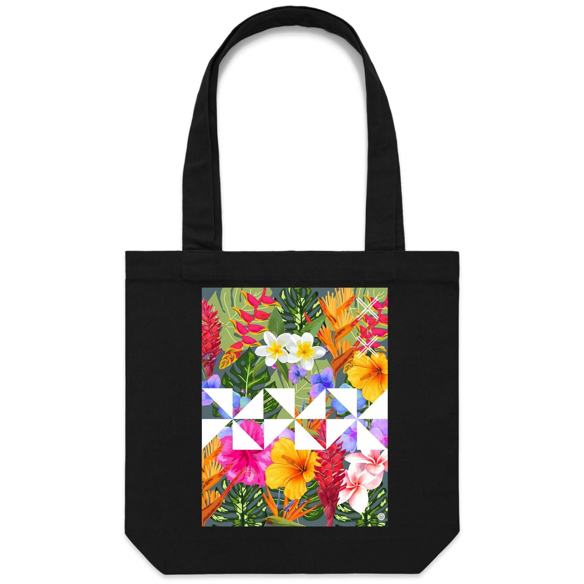 Patosina Canvas Tote Bag - Measina Treasures of Samoa