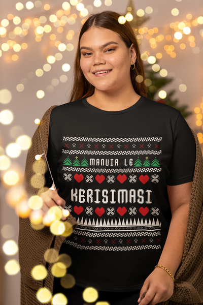 Manuia le Kerisimasi Unisex t-shirt - Measina Treasures of Samoa