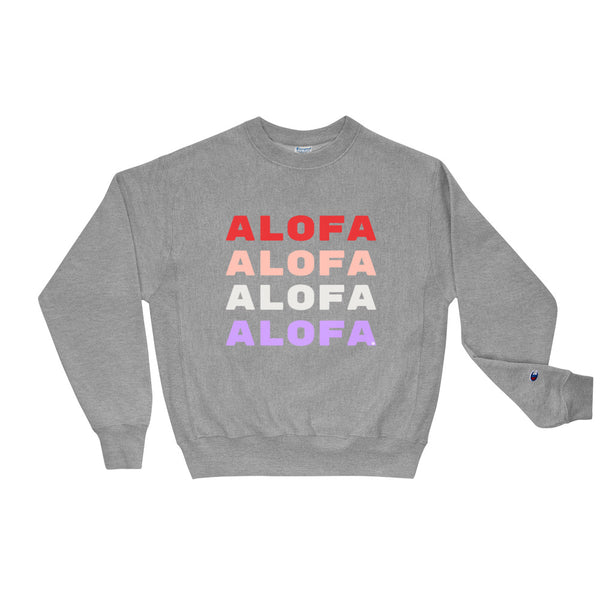 Alofa Champion Sweatshirt USA - Measina Treasures of Samoa