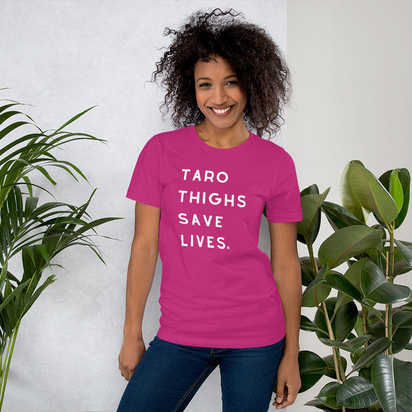 Taro Thighs Save Lives T-Shirt USA - Measina Treasures of Samoa