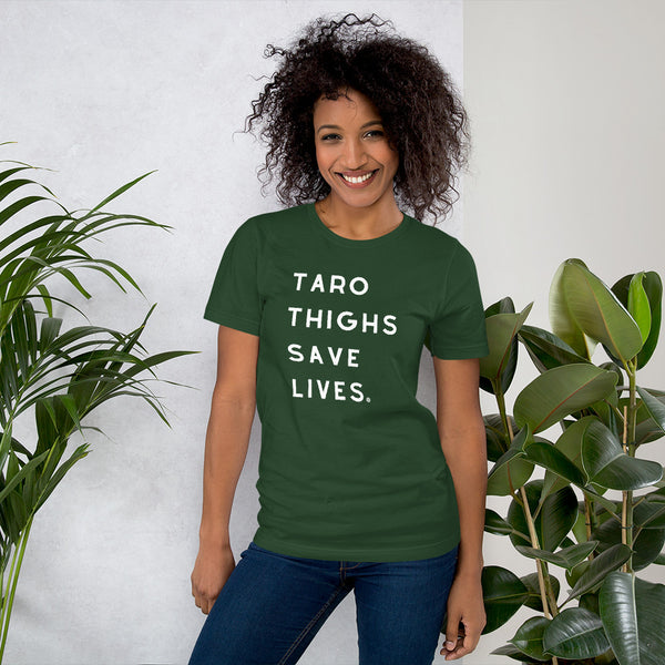 Taro Thighs Save Lives T-Shirt USA - Measina Treasures of Samoa