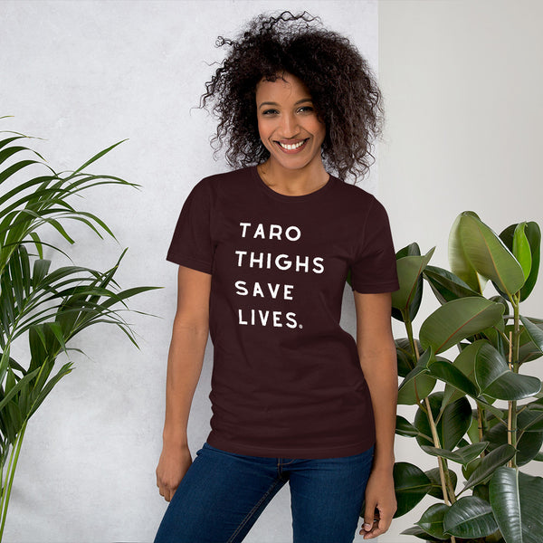 Taro Thighs Save Lives T-Shirt USA - Measina Treasures of Samoa