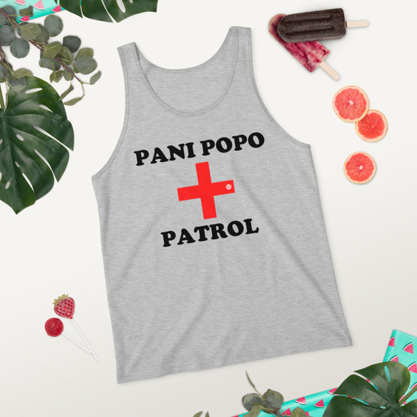 Pani Popo Patrol Unisex Tank Top USA - Measina Treasures of Samoa